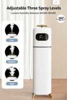 Humidificateur ultrasonique sur pied de grande capacité 9L, buse rotative à 360 degrés, humidification constante intelligente, humidificateur domestique