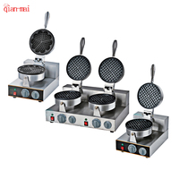 Machine à gaufres double nid d'abeille verticale belge à quatre espaces Mini Commercial Industriel Gaz/Électrique Cuisinart Ménage