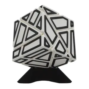3x3x3 fantasma magnético cubo mágico Mini 3D rompecabezas de juguete con soporte de Base DIY juguete educativo para niños caja embalada - Product Image 4