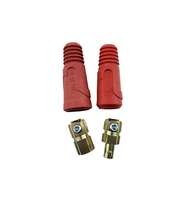 Prise de câble 35-50 Couleur rouge des accessoires de soudage Joint femelle 35-50mm