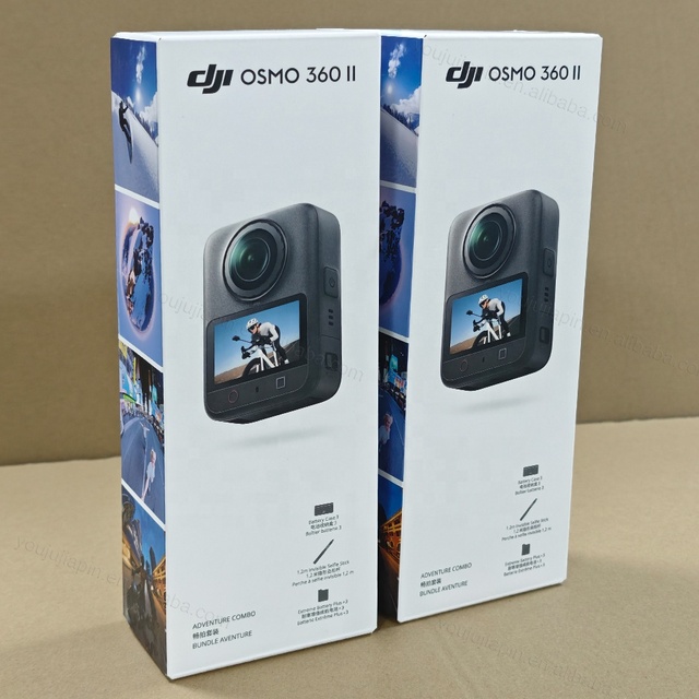 2026 DJl Osmo 360 II 8K 360 Degree Panoramic Action Camera 120MP Photo IP68 Waterproof for Travel Sports Vlog Original