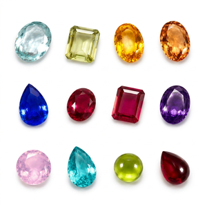 Premium Glass Gemstones for Jewelry Making Wholesale | Loose Faceted Glass Stones, Colorful Imitation Gemstones & Craft Gems - Product Image 2