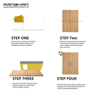 Tùy Chỉnh 100-245V 35Mm Thấm Gỗ Bảng Điều Chỉnh Cảm Ứng Cảm Biến <span class=keywords><strong>LED</strong></span> <span class=keywords><strong>Dimmer</strong></span> 12V 1A 12W Điều Khiển Cảm Ứng Thiết Bị Chuyển Mạch Cho Điều Khiển Ánh Sáng - Product Image 6