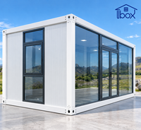 Maison conteneur modulaire détachable de 20 pieds, maison préfabriquée mobile, bureau, salle de réunion, magasin de détail