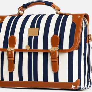 Fábrica BSCI, Nueva Moda 2023, Logotipo Personalizado, Bolso Bandolera Negro con Gran Espacio de Almacenamiento y Capacidad de Expansión, Bolso para Portátil, Venta Caliente - Product Image 1