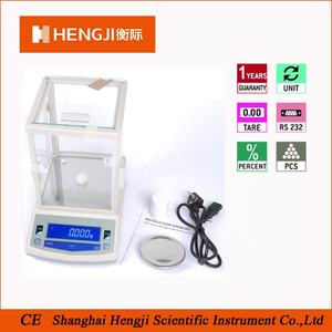 Balanza analítica LCD de 1mg para laboratorio. Con la burbuja líquida. - Product Image 4