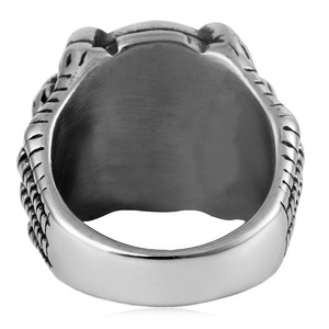 Anillo de garra de dragón yunique, piedra preciosa roja, aleación de zinc, joyería de estilo punk para hombre, regalo - Product Image 3