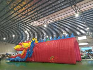 Tienda de campaña inflable con cabeza de dragón de venta directa del fabricante, túnel inflable con cabeza de dragón, modelo de mascota inflable de dibujos animados - Product Image 5