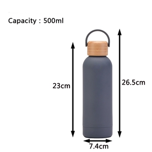 500ML Double Walled Sports Water Bottle Leak Proof Vacuum Insulated Stainless Steel Water Bottle for <strong>Hot</strong> and Cold Beverages - Product Image 5