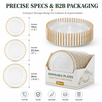 Assiettes en plastique PS jetables transparentes, personnalisables en couleur, pour salades, desserts, dîners, plateaux de service réutilisables pour fêtes, mariages, camping