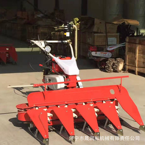 Mini <b>Harvester</b> Multifunctional Hand Operated Reaper For Grass Grain And Vegetables <b>Red</b> Gear Drive Engine Powered - Product Image 1