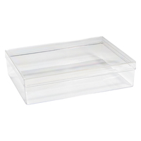 Boîte à tiramisu grande pour mousse au chocolat, emballage alimentaire, boîte en plastique avec couvercle, boîte à tiramisu transparente, commande en gros