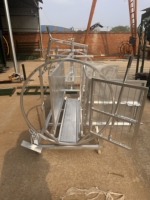 Table inclinable portable en acier pour l'élevage de moutons, prix d'usine en gros, revêtement poudré, écologique, pour éleveurs professionnels