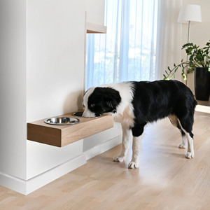 Personalizado <span class=keywords><strong>Dog</strong></span> Bowl Stand Elevado <span class=keywords><strong>Dog</strong></span> Feeding Stands Double Bowl Pet Alimentador Levantado De Madeira <span class=keywords><strong>Dog</strong></span> Shelf - Product Image 3