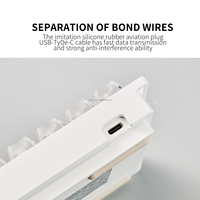 Teclados de Aluminio con Certificación RoHS, Teclas PBT y Construcción Metálica, Teclados USB Premium para Uso Profesional