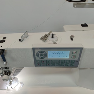 High Speed Single Needle Step Motor Type Automatic Industrial Lockstitch <b>Sewing</b> Machine with Long Arm - Product Image 3