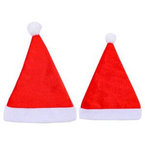 <span class=keywords><strong>Sombrero</strong></span> clásico de Papá Noel de felpa <span class=keywords><strong>canario</strong></span> rojo para deportes y fiestas navideñas-Decoración navideña al por mayor para adultos y niños - Product Image 3