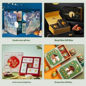 Caja de Regalo Personalizada de Alta Gama Wen Chuang Wenzhou, Tipo Cielo y Tierra, para Empaque de Té y Frutas - Product Image 3