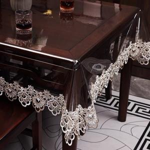 <span class=keywords><strong>Mantel</strong></span> Impermeable y Antimanchas, Transparente, Lavable, para Mesa <span class=keywords><strong>de</strong></span> Café, Cubierta <span class=keywords><strong>de</strong></span> Cristal <span class=keywords><strong>Suave</strong></span>, <span class=keywords><strong>Mantel</strong></span> <span class=keywords><strong>de</strong></span> Encaje - Product Image 5