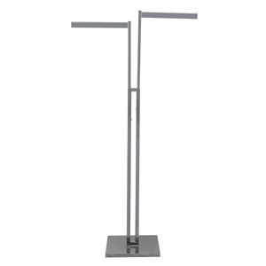 Cửa Hàng may mặc sắt sơn tĩnh điện thép có thể điều chỉnh <span class=keywords><strong>2</strong></span> cách kim loại Rack quần áo hiển thị là viết tắt của cửa hàng bán lẻ - Product Image 1