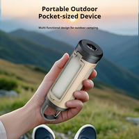 Lampe de camping portable à LED latérale à 3 feuilles, rechargeable, 6 modes, à suspendre, pour l'extérieur, la plus vendue