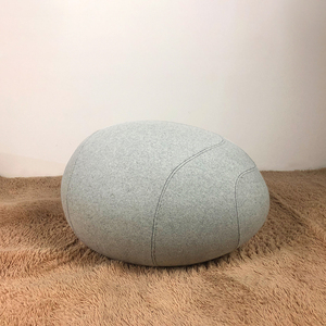 ห้องนั่งเล่นที่ทันสมัยเก้าอี้กรวดสบายออตโตมันหินที่นั่ง Sinocar ขอบเครื่องสไตล์นอร์ดิกม้านั่งจัดเก็บสีที่กําหนดเอง - Product Image 3