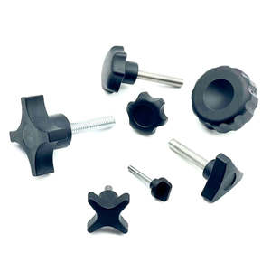 Profesional disesuaikan untuk gagang mebel tombol berbagai ukuran warna plastik berulir PP ABS bintang segitiga sekrup pegangan - Product Image 5