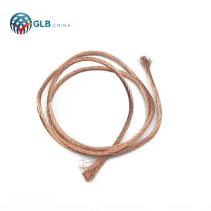 Earth Strap Best Quality C11000 Copper 32AWG Round Braided Copper Cable
