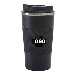 Custom Logo 380ml/500ml 304 Stainless Steel Double Wall Vacuum <b>Insulated</b> Coffee Tumbler Portable Travel Office <b>Mug</b> With Lid - Product Image 2