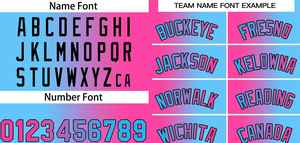 Maillot de basket-ball personnalisé rose, bleu et noir-rose dégradé, tendance - Product Image 5