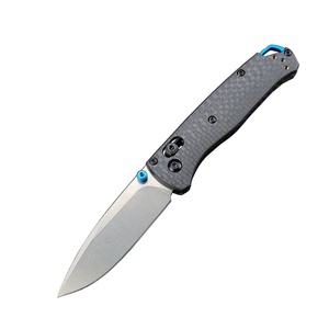 BM-MINI BUGOUT 533-3 Carbon Fiber Pocket Knife Outdoor Survival Hunting <b>Multi</b> Purpose <b>Camping</b> <b>Tool</b> Portable Daily Folding Knife - Product Image 1