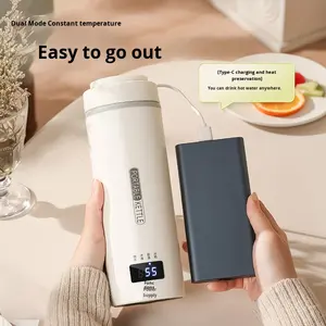 Dikkatle seçilmiş taşınabilir elektrikli su kaynama fincan Mini akıllı yalıtımlı 12-24 saat termal performans paslanmaz çelik - Product Image 5