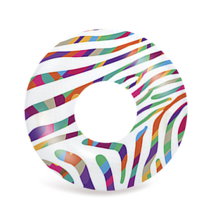 Zèbre Couleur Motif Gonflable Tube De Natation Enfants Adultes Fruits Piscine Flotteurs Enfants Anneaux De Natation Jouet - Product Image 1