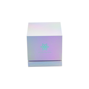 Tùy Chỉnh Sang Trọng Mỹ Phẩm Jar Hộp Quà Tặng Holographic Giấy Laser Cứng Nhắc Tông Vỏ Sò Nước Hoa Bao Bì Với Cao Cấp EVA Chèn - Product Image 5