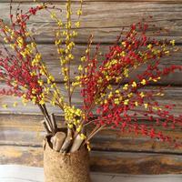 Perles de fleurs artificielles en PE pour le Festival du Printemps, vente en gros, guide de mariage MW09901