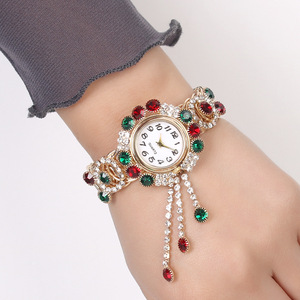 Orologio da <span class=keywords><strong>Donna</strong></span> all'Ingrosso, Gioiello di Lusso, Orologio da Polso al Quarzo alla <span class=keywords><strong>Moda</strong></span>, Impermeabile, con Cristalli e Nappine, Marca di Alta Gamma - Product Image 4