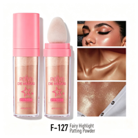 Bedak Sorot Fairy Highlight, Bedak Sorot Wajah Shimmer Label Pribadi OEM