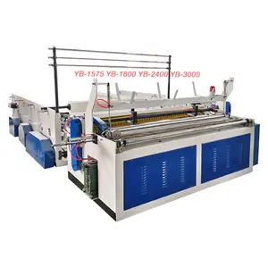 Low cost full automatic toilet paper tissue rolls rewinding making machine toilet paper making machine in south africa