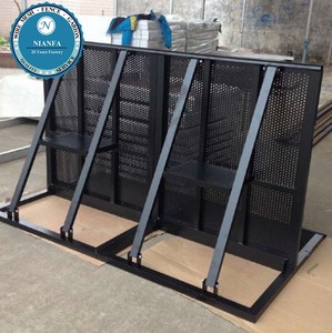 Barrière de contrôle de foule pliable en aluminium antirouille pour événements de concert, type <span class=keywords><strong>bois</strong></span> traité thermiquement Mojo - Product Image 4