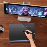 Tablette graphique sans fil DigiDraw TW610 16384 niveaux BT5.0 pour PC/Mac/Android – Idéale pour les designers