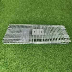 Heavy Duty Galvanizado Reutilizable Plegable Venta caliente Humane Live Guinea Pig Trampa Jaula Gran Control de Plagas <span class=keywords><strong>Lobo</strong></span> Trampas - Product Image 6