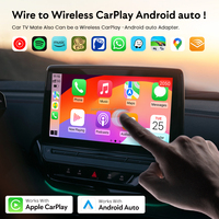 Lecteur DVD de voiture OEM, adaptateur CarPlay sans fil universel, Android 12, boîte TV AI, USB, GPS intégré, fournisseur personnalisé d'usine