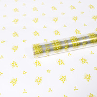 Décoration de magasin de fleurs, bouquet cadeau, papier d'emballage, série de fleurs orchidées, couleur de fleur, cellophane transparente