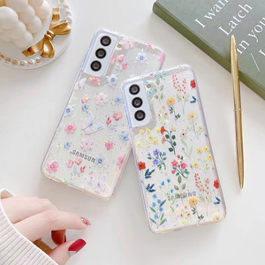 Funda transparente para teléfono móvil <span class=keywords><strong>Samsung</strong></span>, carcasa suave con flores a la moda para <span class=keywords><strong>Samsung</strong></span> S22 S21 <span class=keywords><strong>S20</strong></span> <span class=keywords><strong>Note</strong></span> 20 Ultra A52 A72 A21S - Product Image 1