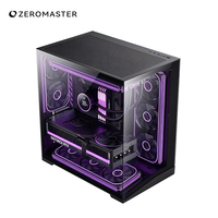 Boîtier PC Gaming ZeroMaster ATX Mid Tower avec Verre Trempé Panoramique, Châssis d'Ordinateur USB 3.0, Ventilateurs RGB – Vente en Gros, Usine OEM