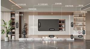 Muebles modernos de madera para el hogar para la sala de estar Muebles de biblioteca de <span class=keywords><strong>Gradina</strong></span> - Product Image 6