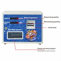 Machine de change automatique billets-monnaie, distributeur de jetons, machine de change de petites coupures, garantie 1 an, support anglais