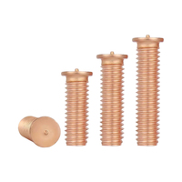 Vis de soudage en acier au carbone plaqué cuivre rouge, goujons de soudage par points, goujons de soudage CD M3 M4 M5 M6 M8 M10