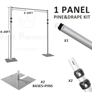 Decoration Backdrop <b>Curtains</b> for Wedding Party square Pipe and <b>Drape</b> Kits Wedding Backdrop - Product Image 6