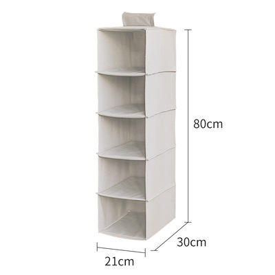 สีเทาอ่อน, 5 ลิ้นชัก, ไม่มีลิ้นชัก, ขนาด 30*21*80 มม.